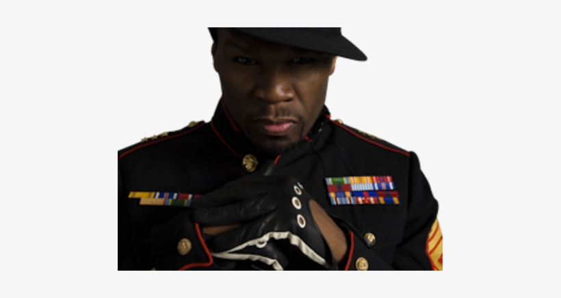 Marine Rips 50 Cent For Wearing Dress Blues - Rapper, transparent png