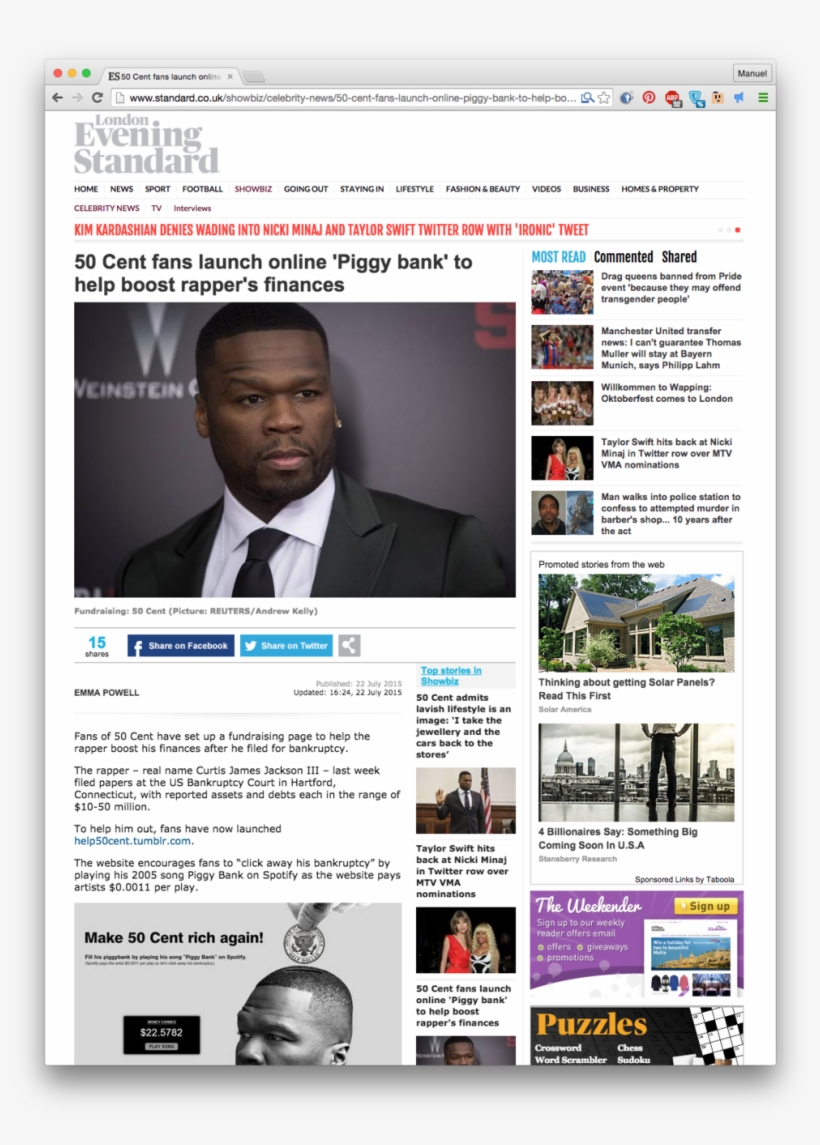 Screen Shot 2015 07 22 At - London Evening Standard, transparent png