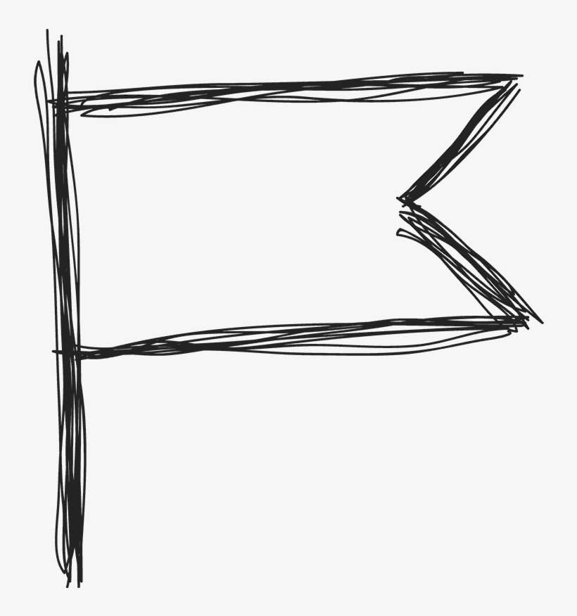 Flag Doodle Rubber Stamp - Flag Doodle Png, transparent png