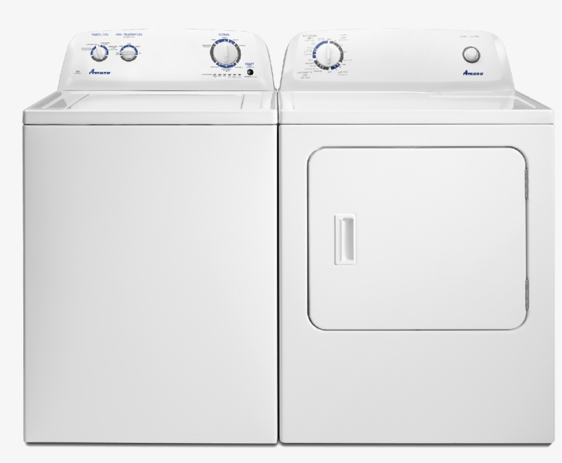 Amana® Top Load Laundry Pair White Amlauned4655ew - Amana Corporation, transparent png