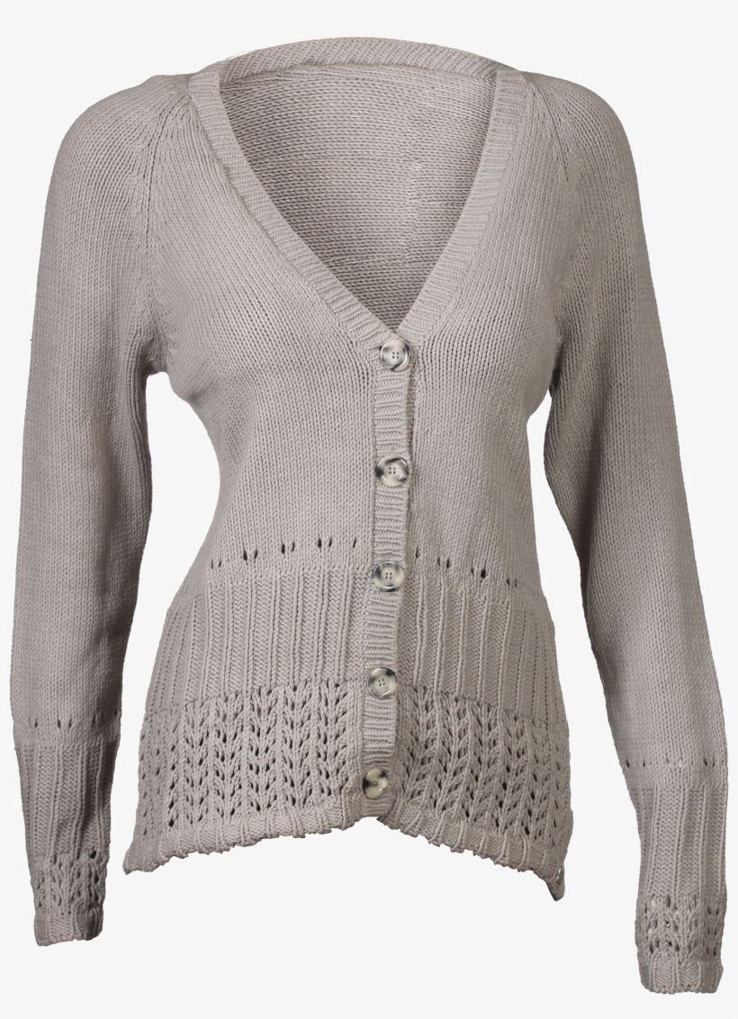 Ladies Button Cardigan - Cardigan, transparent png
