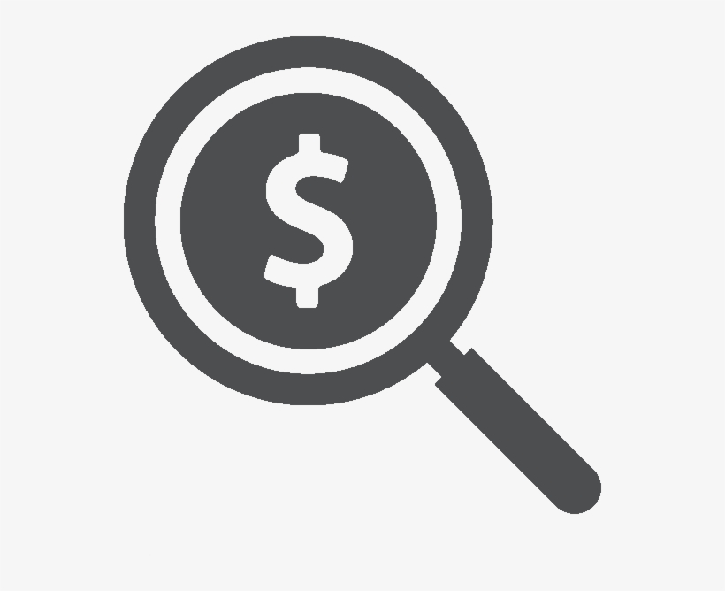 Search Icon White - Paid Search Advertising Icon, transparent png