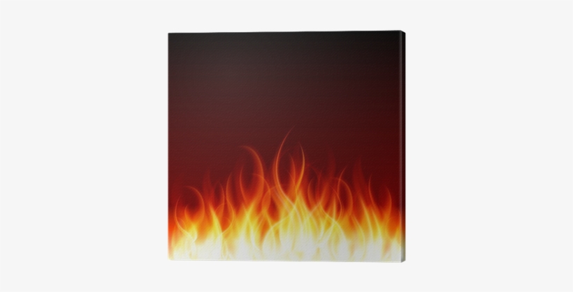 Burn Flame Fire Vector Background Canvas Print • Pixers® - Fire Vector, transparent png