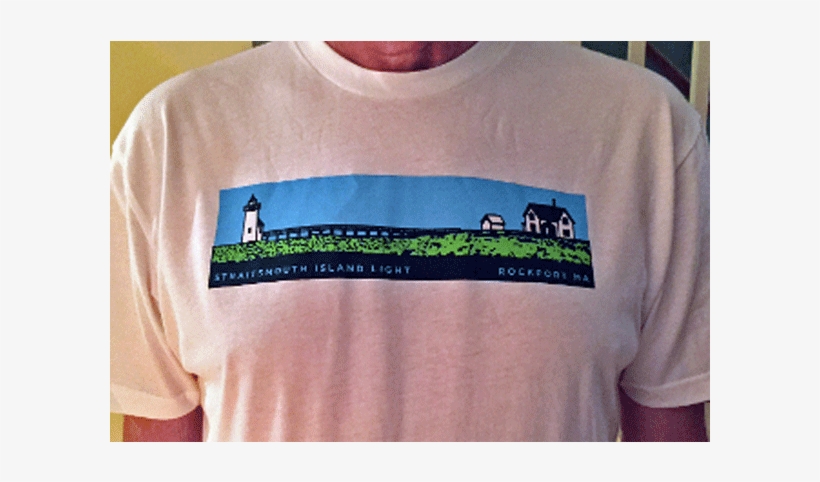 Straitsmouth Panorama T-shirt - Thacher Island Association, transparent png
