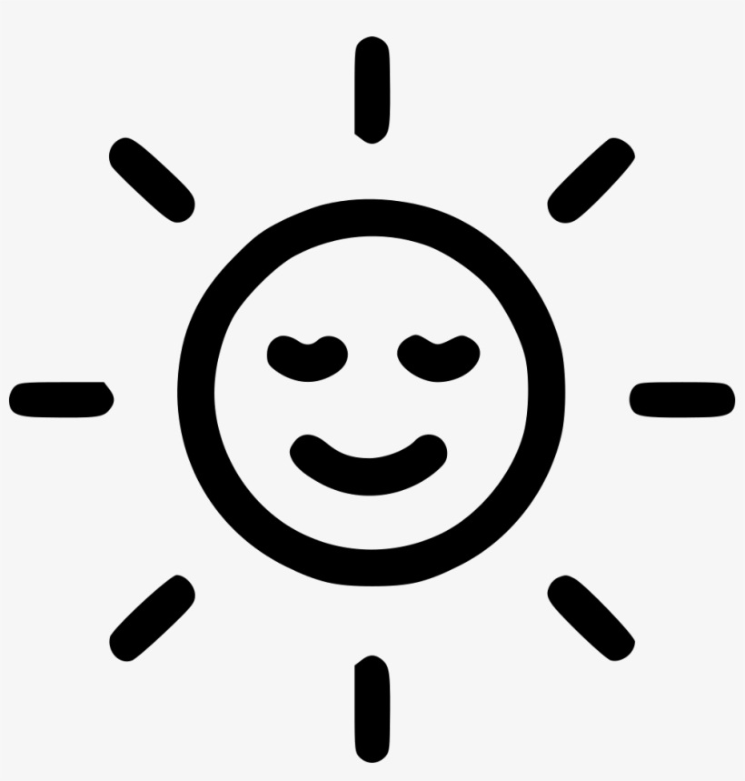 Sun Smiley Sunshine Shine Happy Light Energy Comments - Icon, transparent png