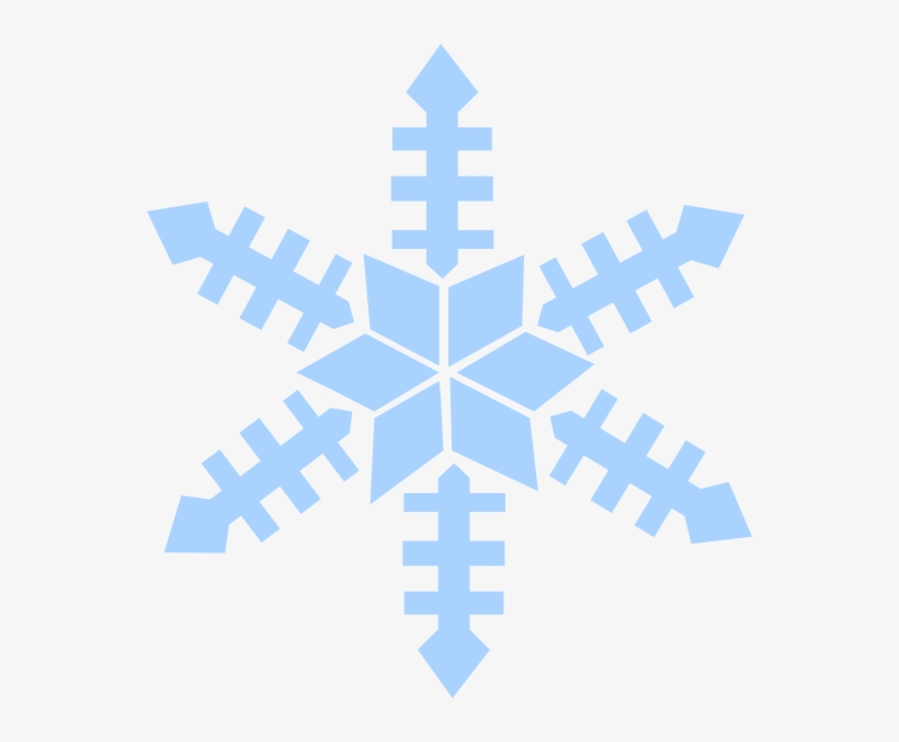 Blue Snowflake Clip Art At Clker Com Vector Clip Art - Winter Friends Quotes, transparent png