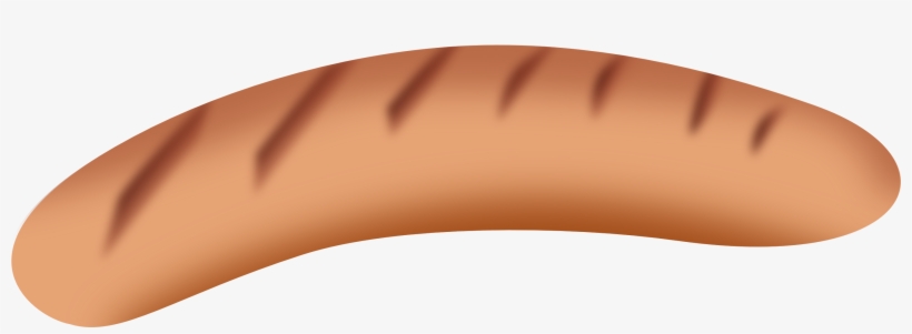 Hot Dog Clipart Sausage - Transparent Background Sausage Clipart, transparent png