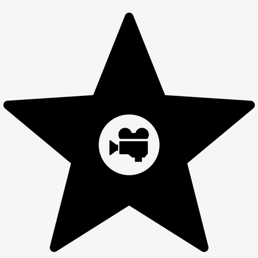 Hollywood Star Comments - Walk Of Fame Star Icon, transparent png