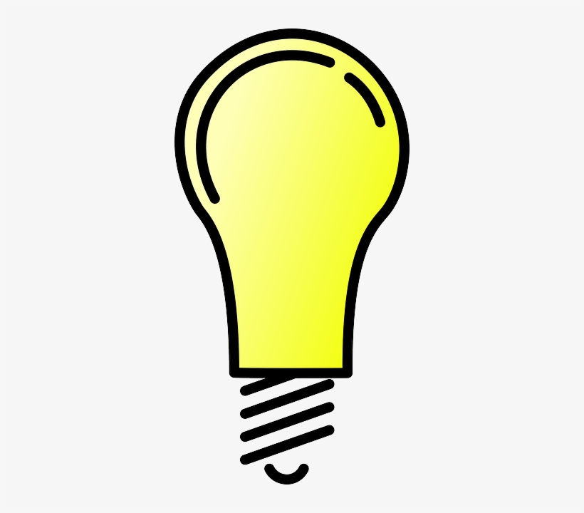 House, Symbol, Thinking, Cartoon, Lit, Light, Electric - Light Bulb Clip Art, transparent png
