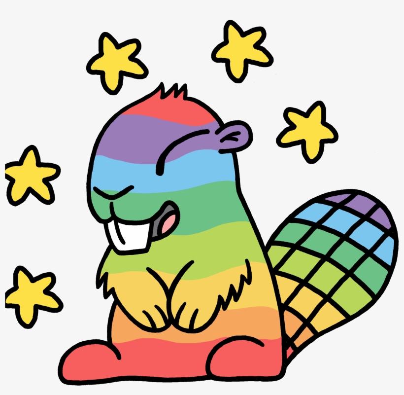 Adsy Arcoiris - Adsy The Beaver, transparent png