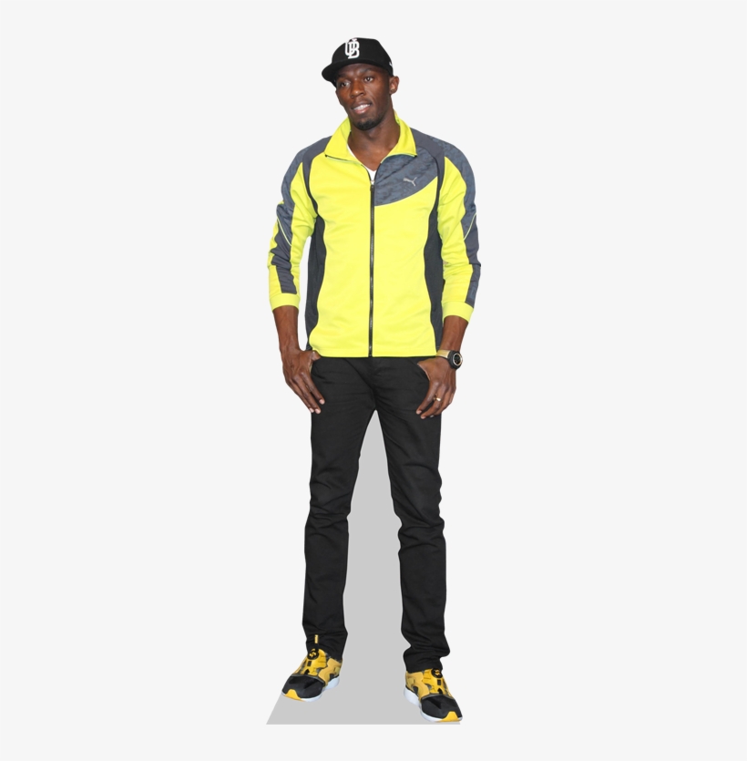 Usain Bolt Hat Cardboard Cutout - Usain Bolt Lifesize Cardboard Cutout, transparent png