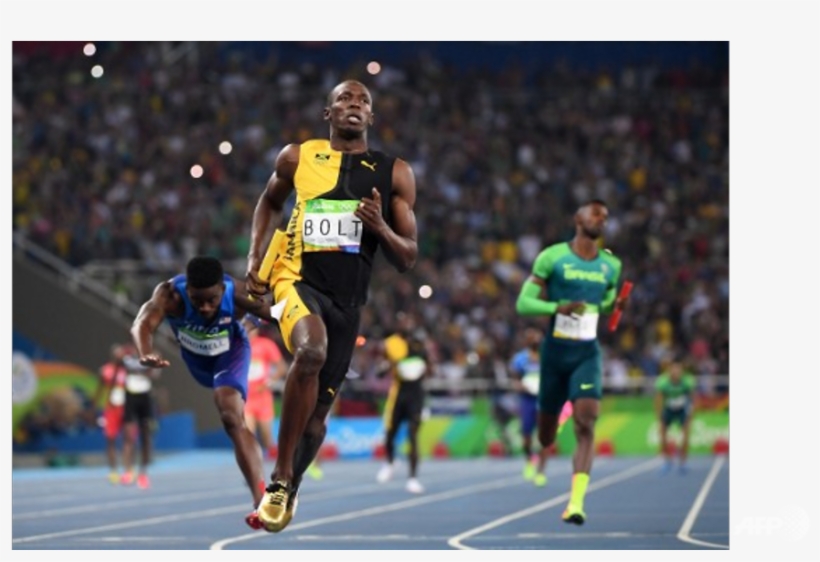 Bolt Seals 'triple-triple' With Jamaican 4x100m Relay, transparent png
