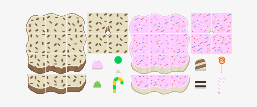 Kenney Candyland Tiled Overworld - Illustration, transparent png