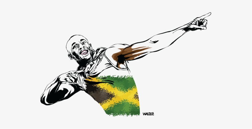 Usain Bolt / Estampa - Usain Bolt, transparent png