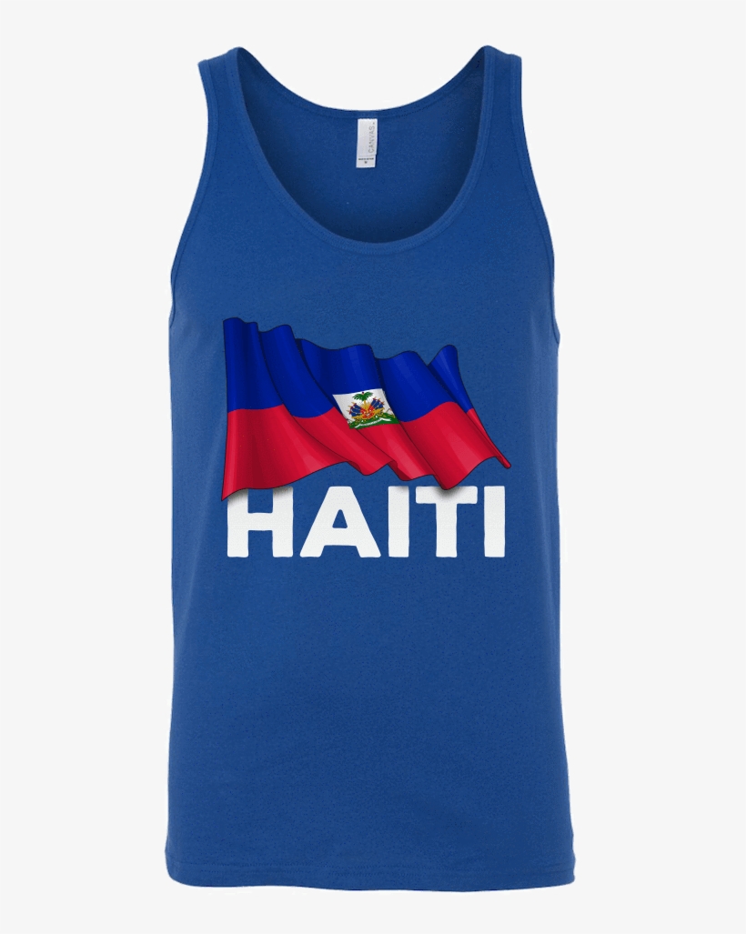 Haiti Flag Tank - Shirt, transparent png