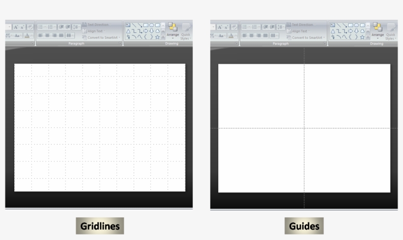 Gridlines Helps You In A) Ascertaining Center Of Slide - Microsoft Powerpoint, transparent png