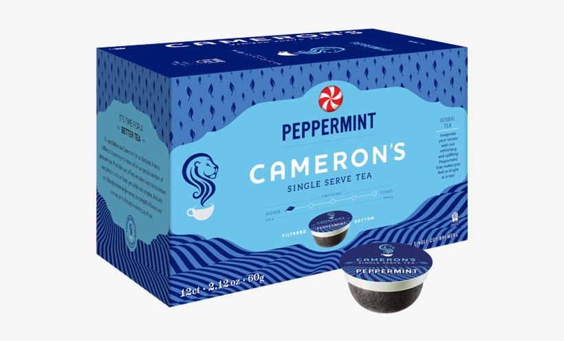Cameron's Earl Grey Single Serve Black Tea 12 Count, transparent png
