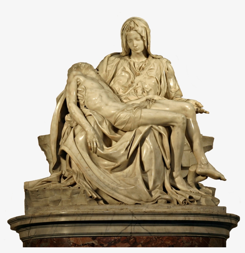 Michelangelo's Pieta 5450 Cut Out - Saint Peter's Basilica, Pietà, transparent png