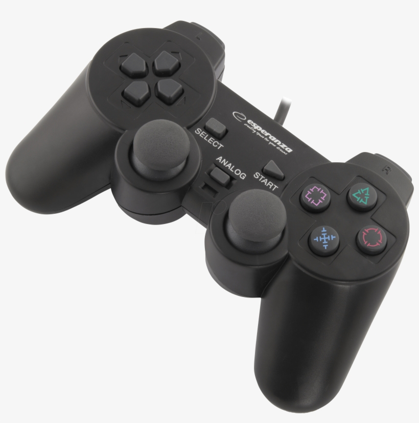Ps2 Controller Png Clip Art Free Library - Esperanza Controller, transparent png