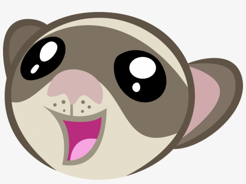 Ferret Face Cliparts - Ferret Cartoon Drawing, transparent png
