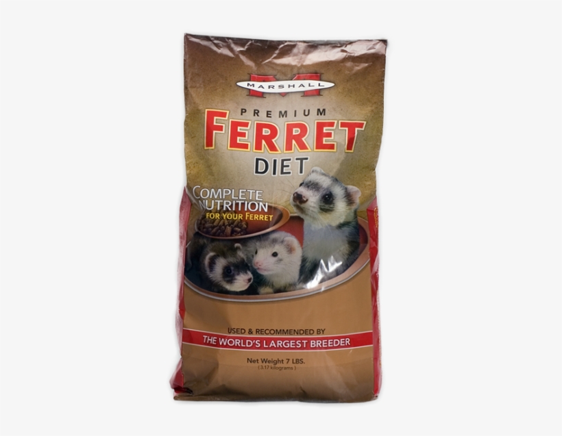 Image - Marshall Pet - Premium Ferret Diet - 7 Lbs. Bag, transparent png