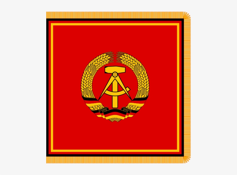 500px-flag Of President Of East Germany Svg - East Germany, transparent png