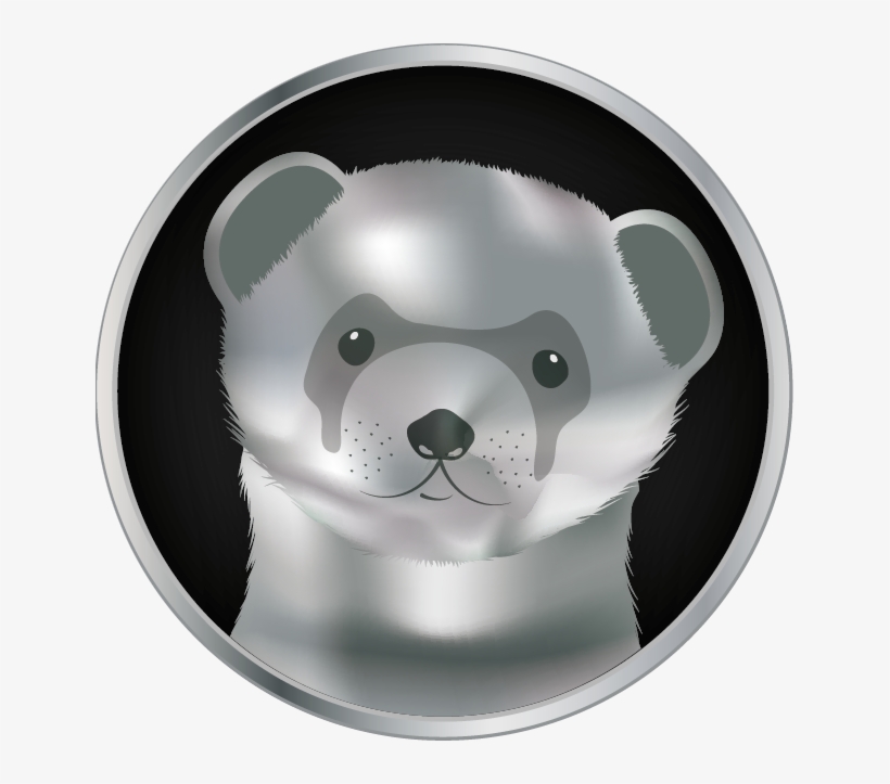 Silver Ferret - Ferret, transparent png