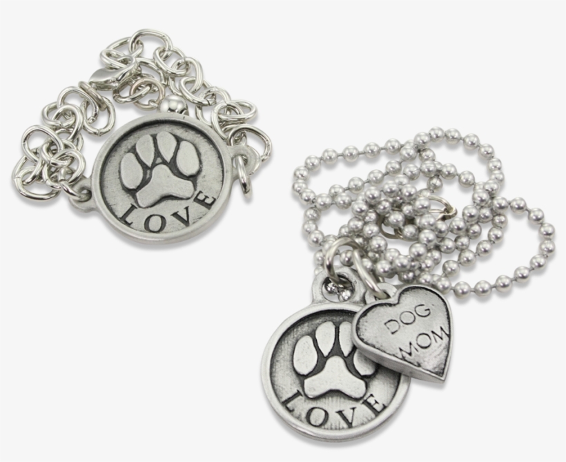 Paw Print Jewelry Set - Necklace, transparent png