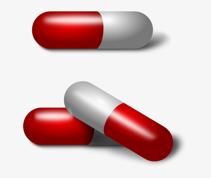 Medicine Pill Clip Art At Clker - Capsula Pastilla, transparent png