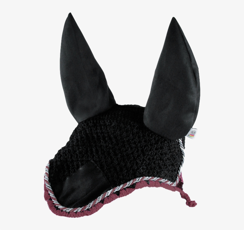 Earbkw Black Wine Crochet Ears Lr, transparent png