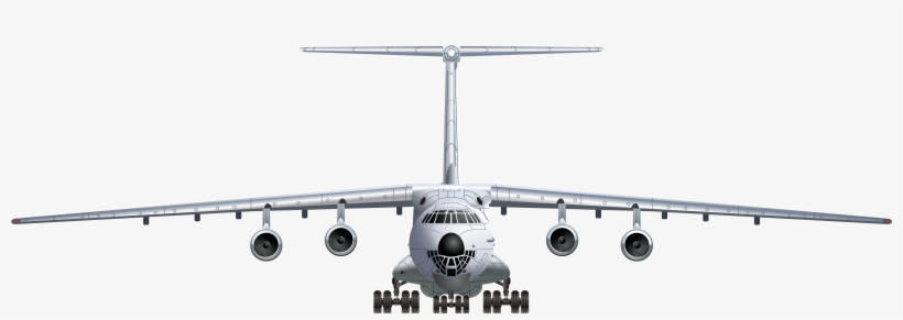 Aeroplane Front View Vector Png, transparent png