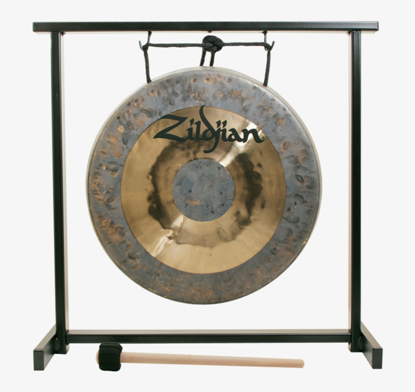 12" Traditional Gong And Table-top Stand Set - Zildjian P0565 12" Traditional Gong And Table-top Stand, transparent png