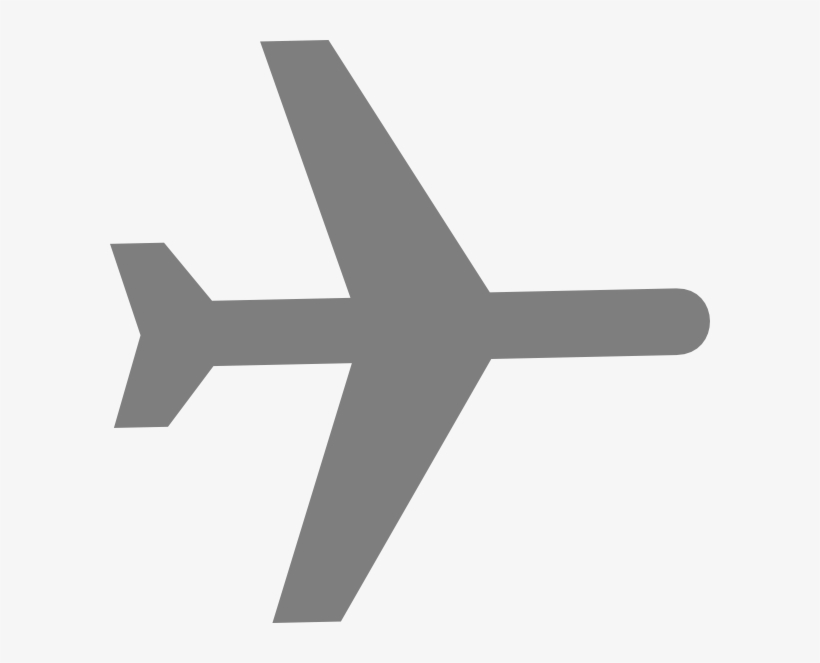 Clip Free Airplane Image Clipart - Cartoon Airplane From Above, transparent png
