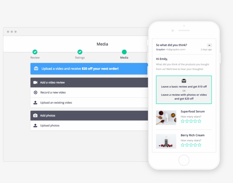 Email Template And Review Capture Showing Coupon Incentives - Internet Coupon, transparent png