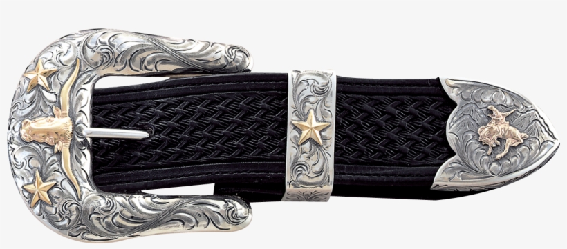 The Rodeo 1 1/2" Buckle Set - Vogt Silversmiths Men's Silver Rodeo Western Belt Buckle, transparent png