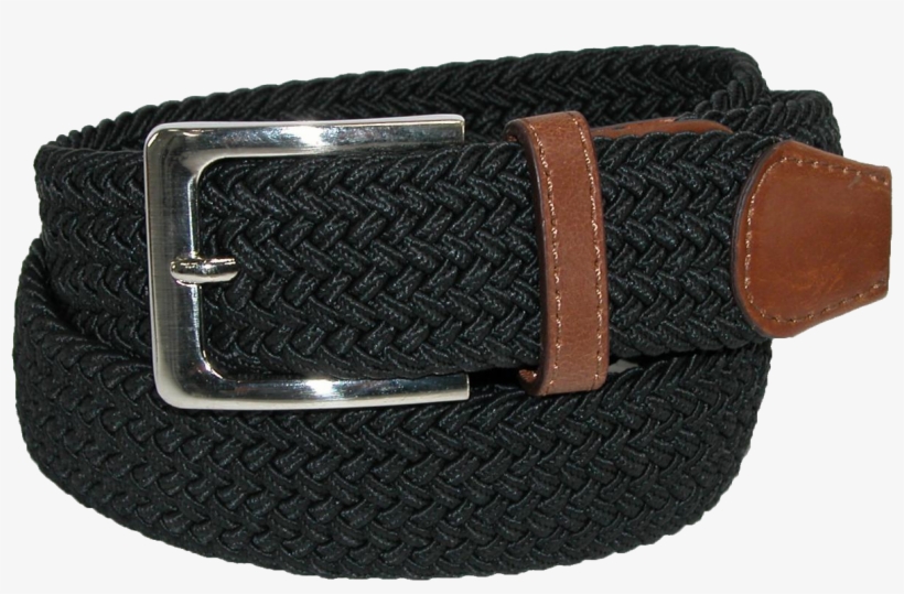Ctm Mens Elastic Silver Buckle Belt Png Image, transparent png