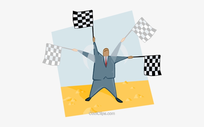 Man Waving Flags Royalty Free Vector Clip Art Illustration - Hostel The Spot Inn, transparent png