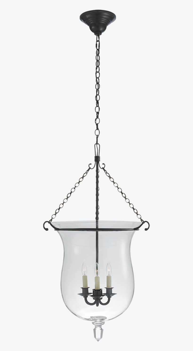 Julianne Large Smoke Bell Pendant Bronze - Pendant Light, transparent png