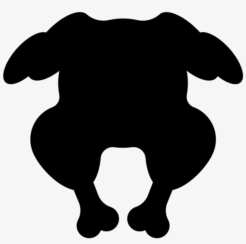Chicken Silhouette Without Head - Portable Network Graphics, transparent png