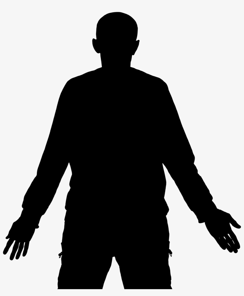 Big Image - Silhouette Arms Out, transparent png