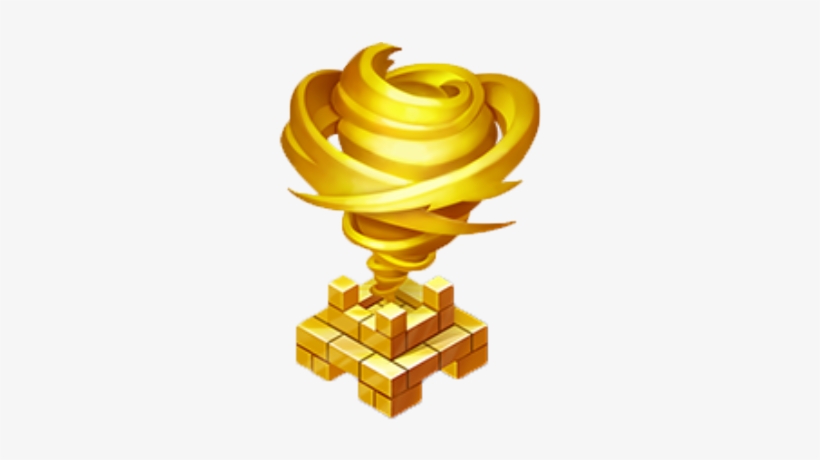 Gold Twister Trophy - Illustration, transparent png