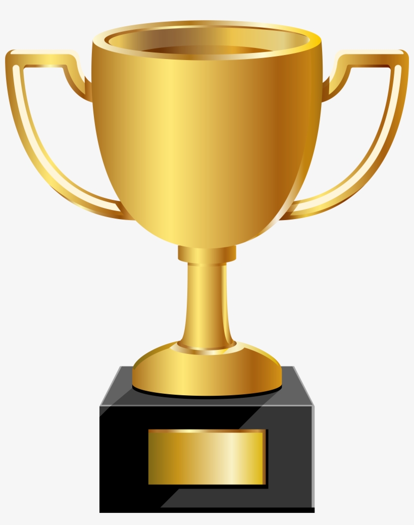 Trophy Clipart Golden Cup, transparent png