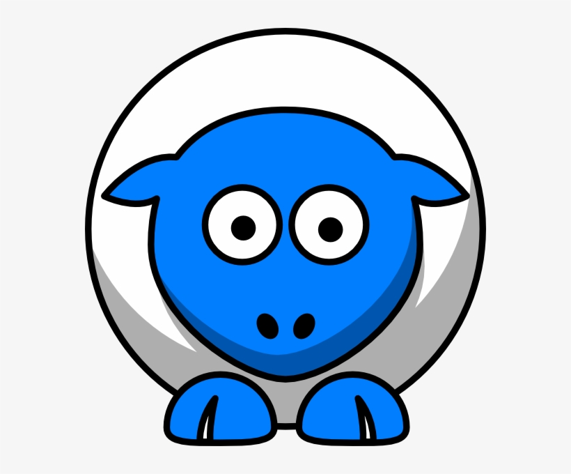 Original Png Clip Art File Sheep Looking Straight White, transparent png