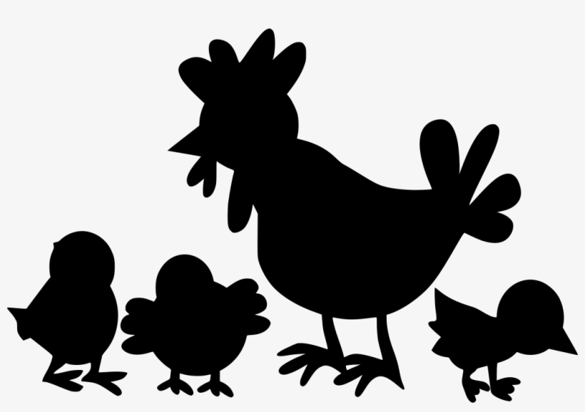 Download Png - Hen Silhouette Shower Curtain, transparent png
