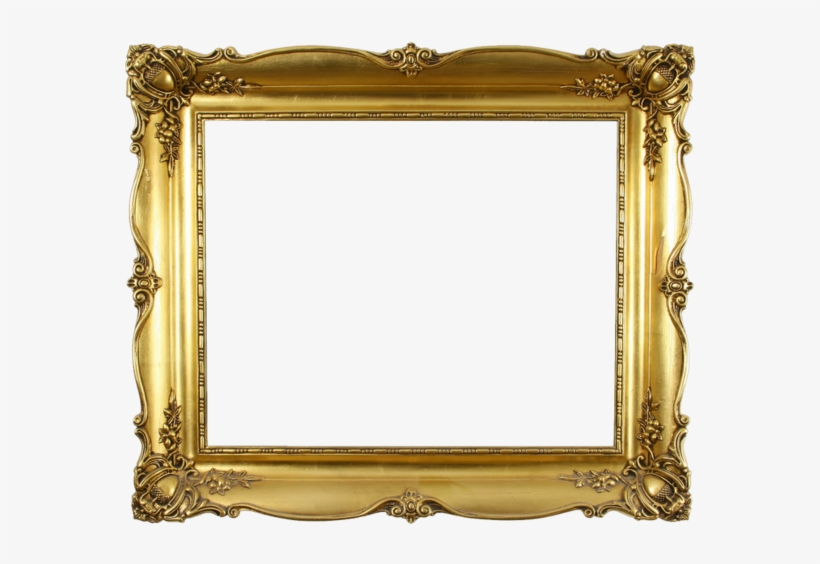Cadre Or Png - Old Picture Frame Png, transparent png