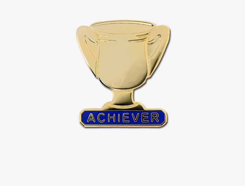 Gold Trophy Badge - Achiver Trophy, transparent png