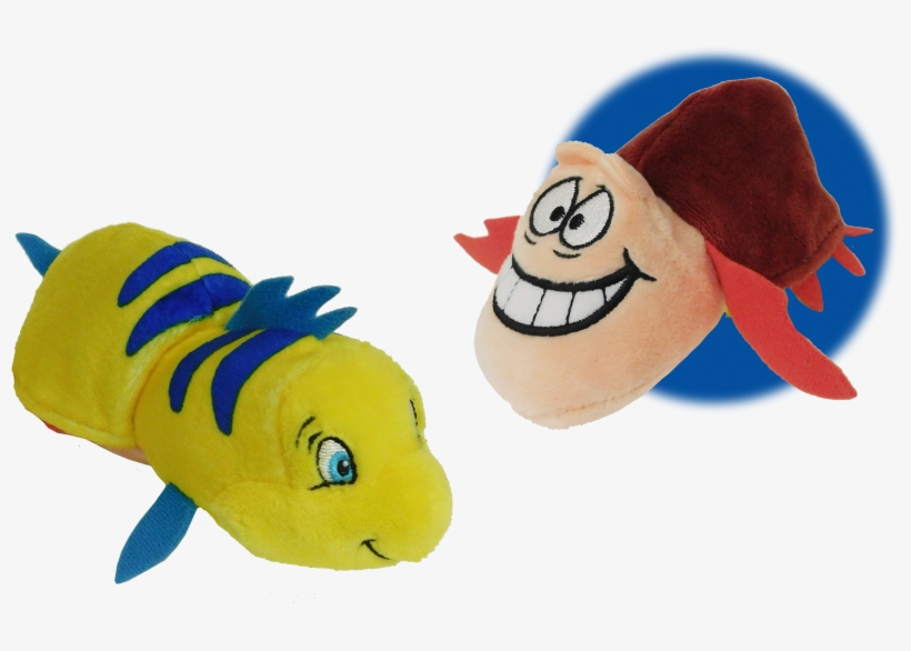 5" Disney Little Mermaid, Flounder To Sebastian Flipazoo - The Little Mermaid, transparent png
