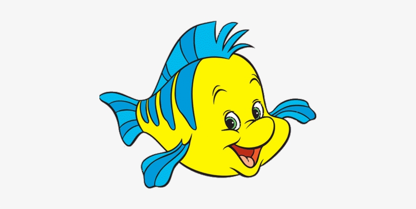 762 Images About 👑emoji🍌transparents💋 On We Heart - Flounder From The Little Mermaid, transparent png