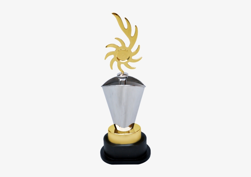 Golden Metal Trophies - Trophy, transparent png