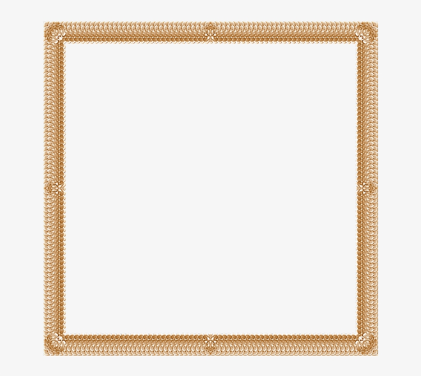 Cadre Png 660px - Gold Foil Frame Png, transparent png